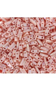 Miyuki quarter tila 5x1.2mm beads - Opaque salmon luster QTL-596